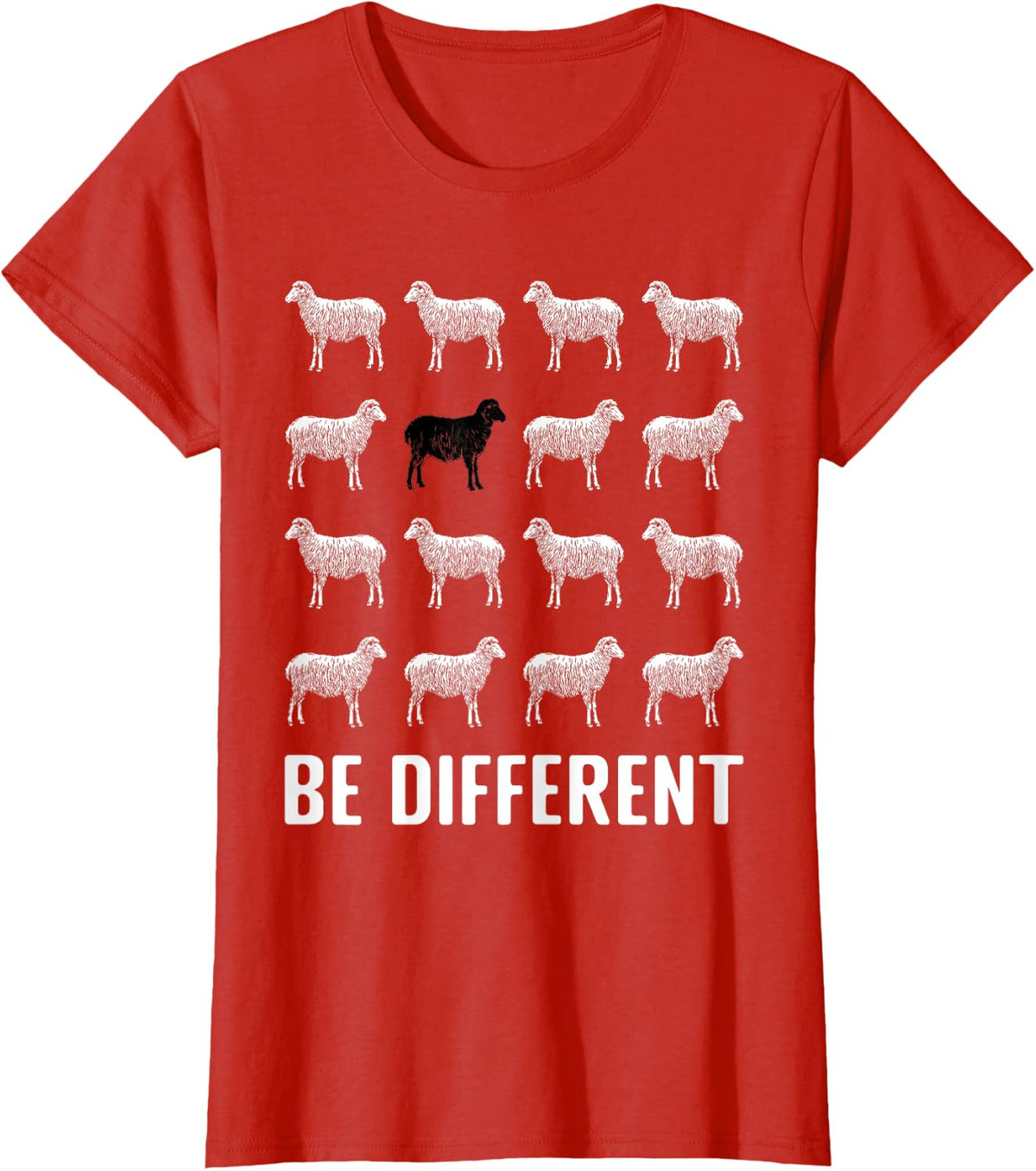 The Black Sheep of the Family T-Shirt - Red