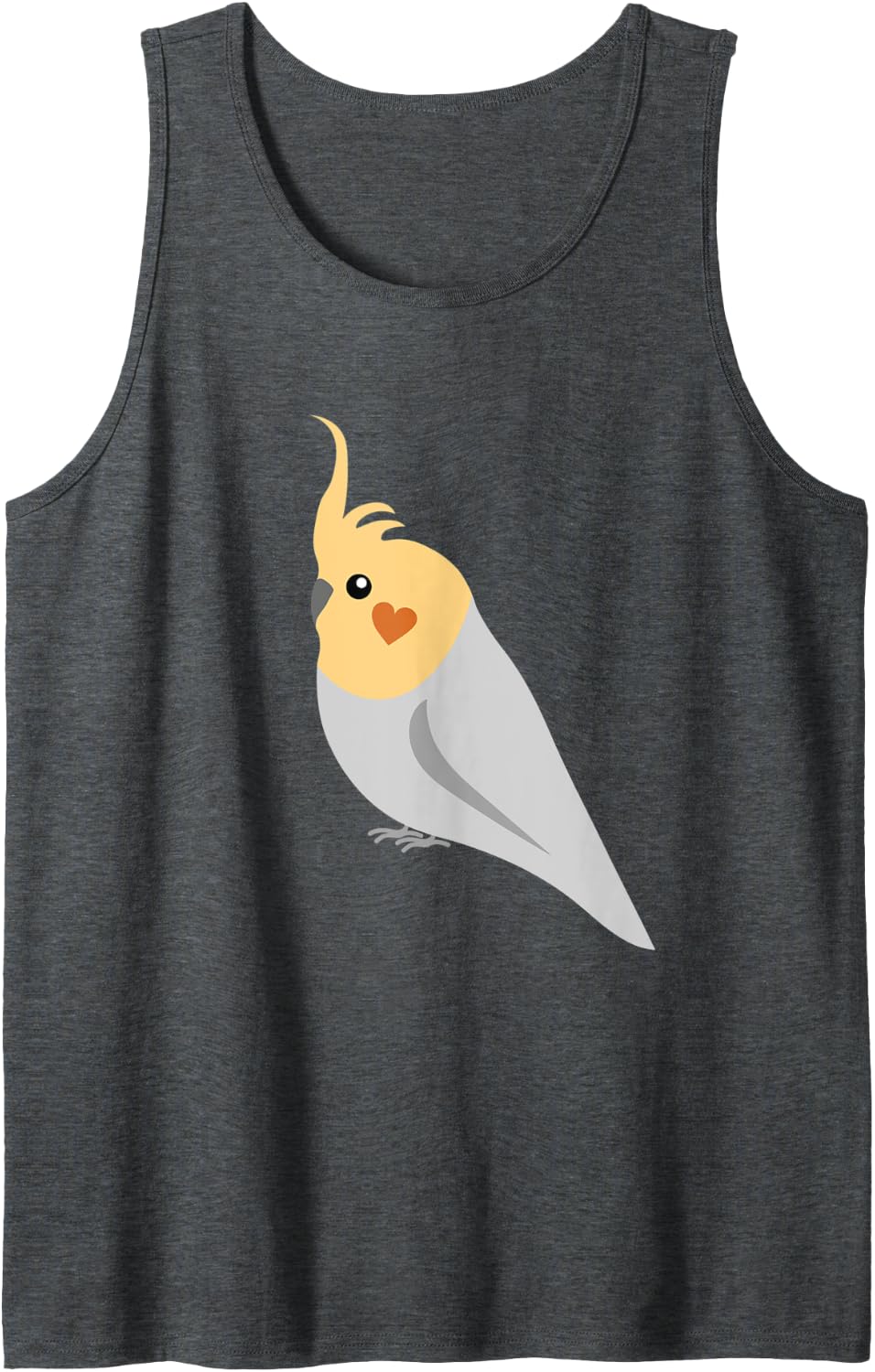 Cockatiel | Cute Parakeet for Bird Lovers Gift Idea Tank Top - Dark Heather Grey
