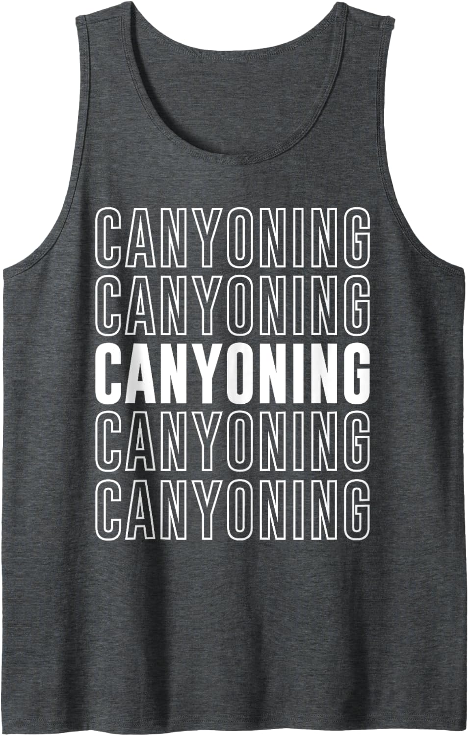 Canyoning Tank Top - Dark Heather Grey