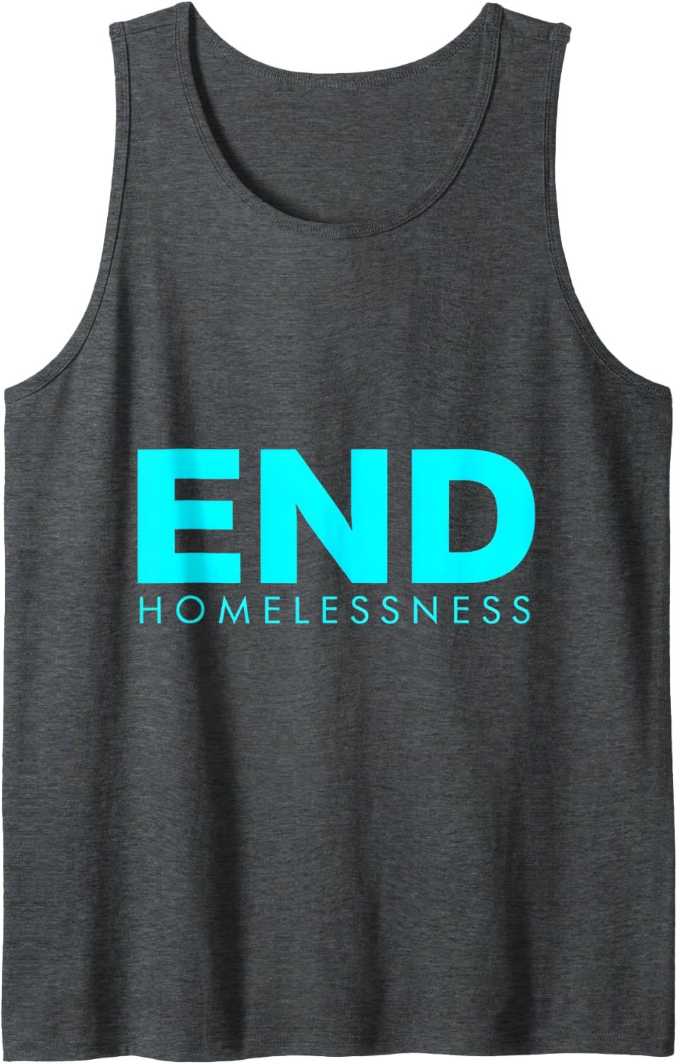 Support Sleeveless Tank Top - Dark Heather Grey