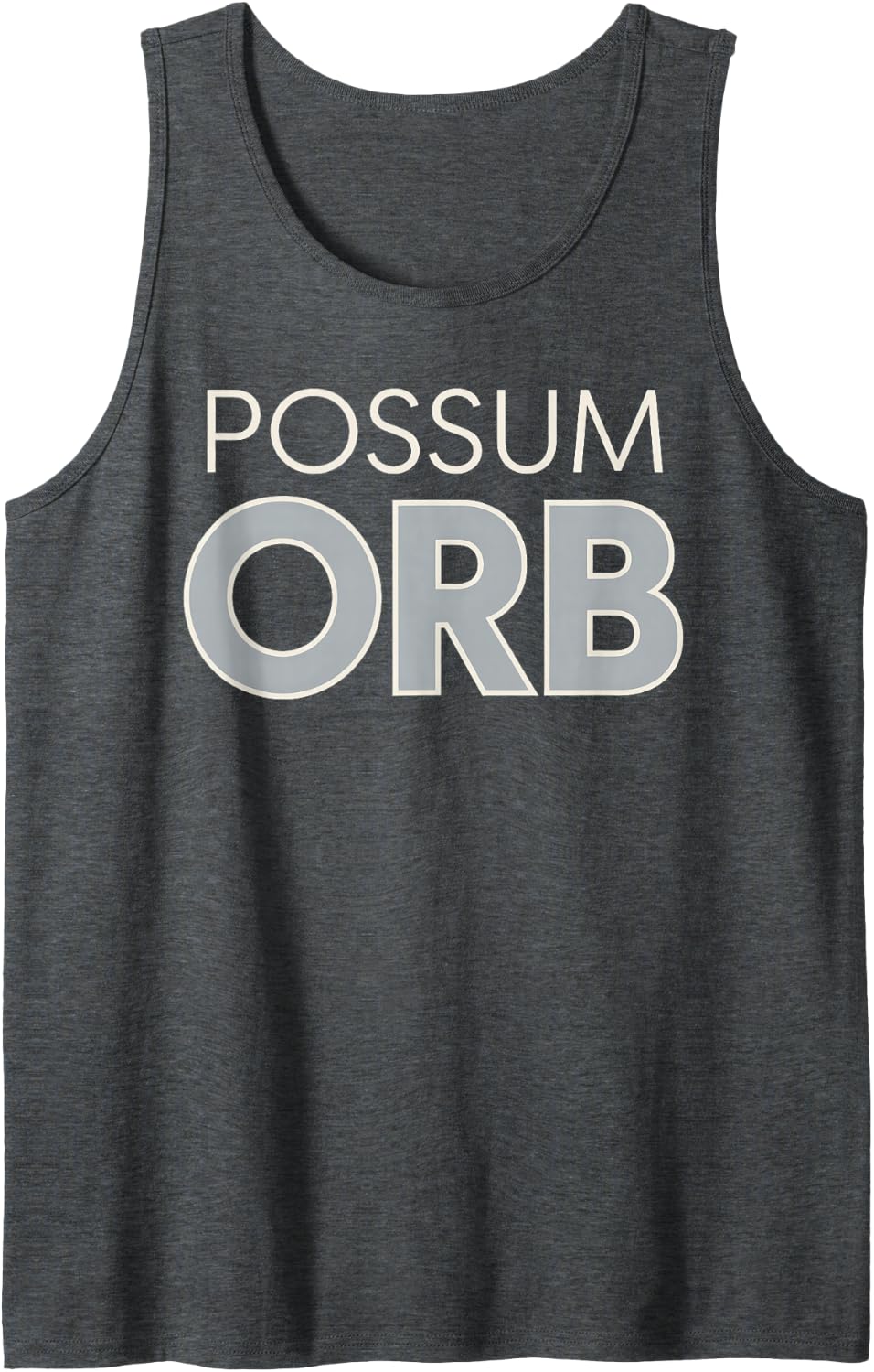 Possum Orb Cute Possum Cuddle Pile Wildlife Gift Sleeveless Tank Top - Dark Heather Grey