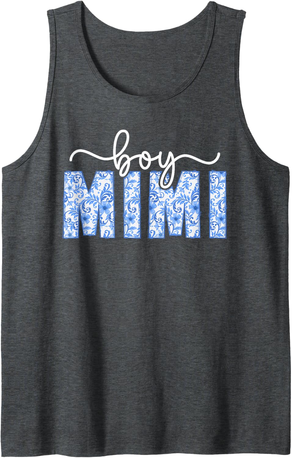 Boy Mimi of Boys Mimi Boy Mimi Grandma Tank Top - Dark Heather Grey