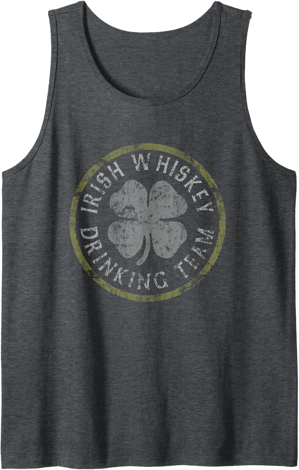 Irish Whiskey Drinking Team St Patricks Day Men Women Tank Top - Dark Heather Grey
