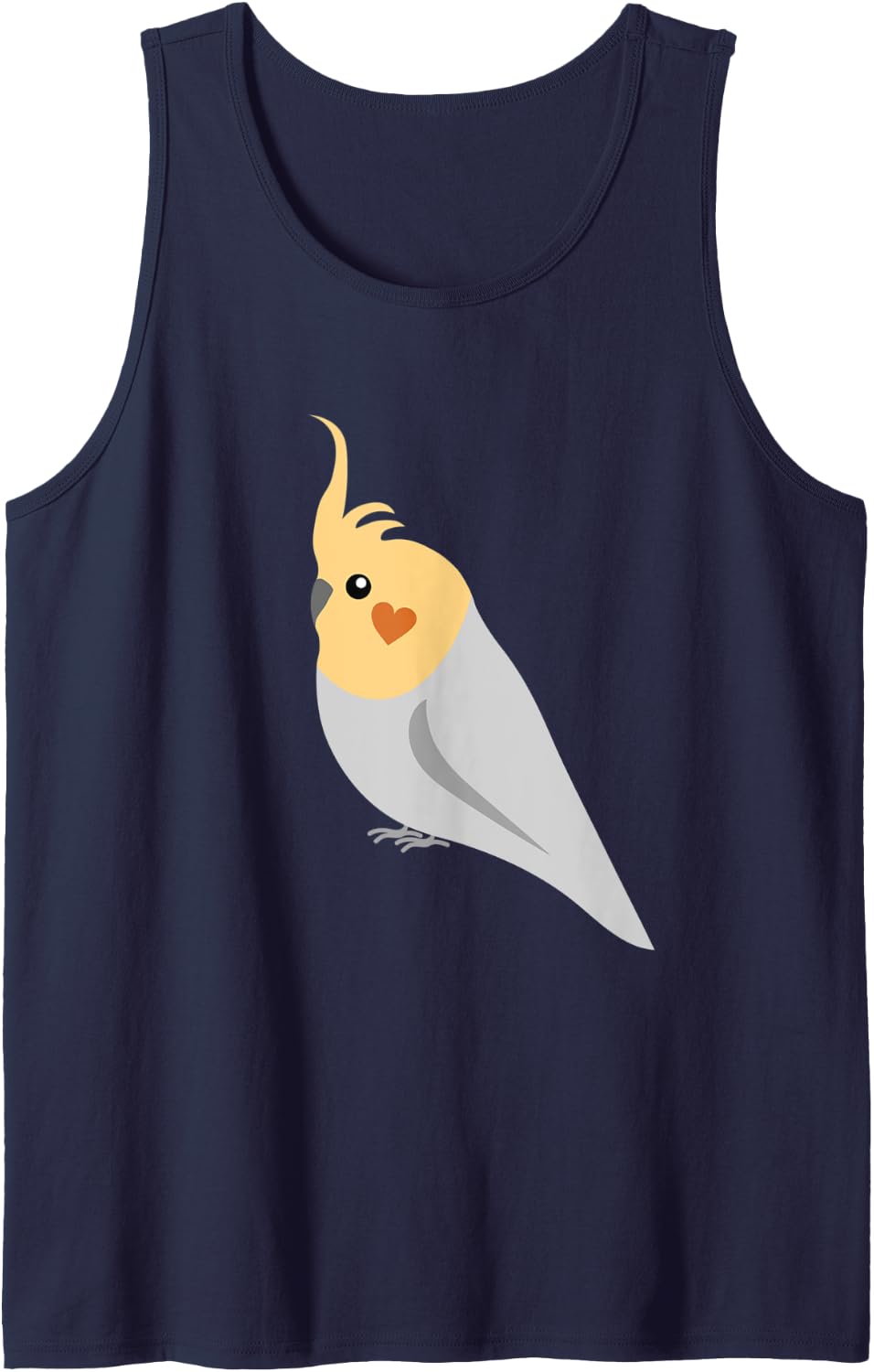 Cockatiel | Cute Parakeet for Bird Lovers Gift Idea Tank Top - Navy Blue