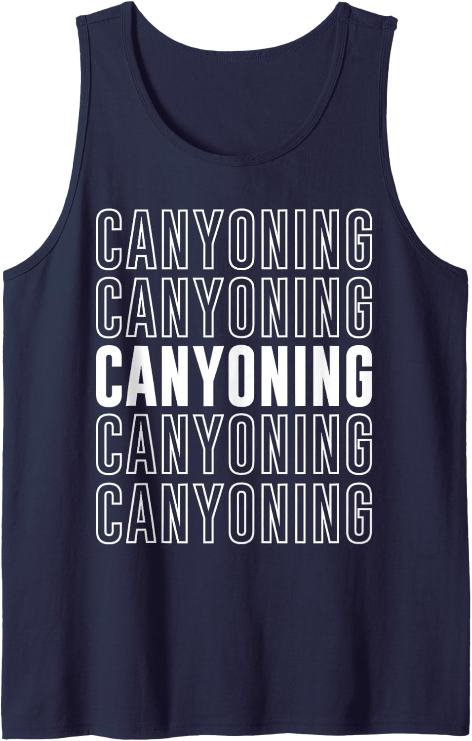 Canyoning Tank Top - Navy Blue