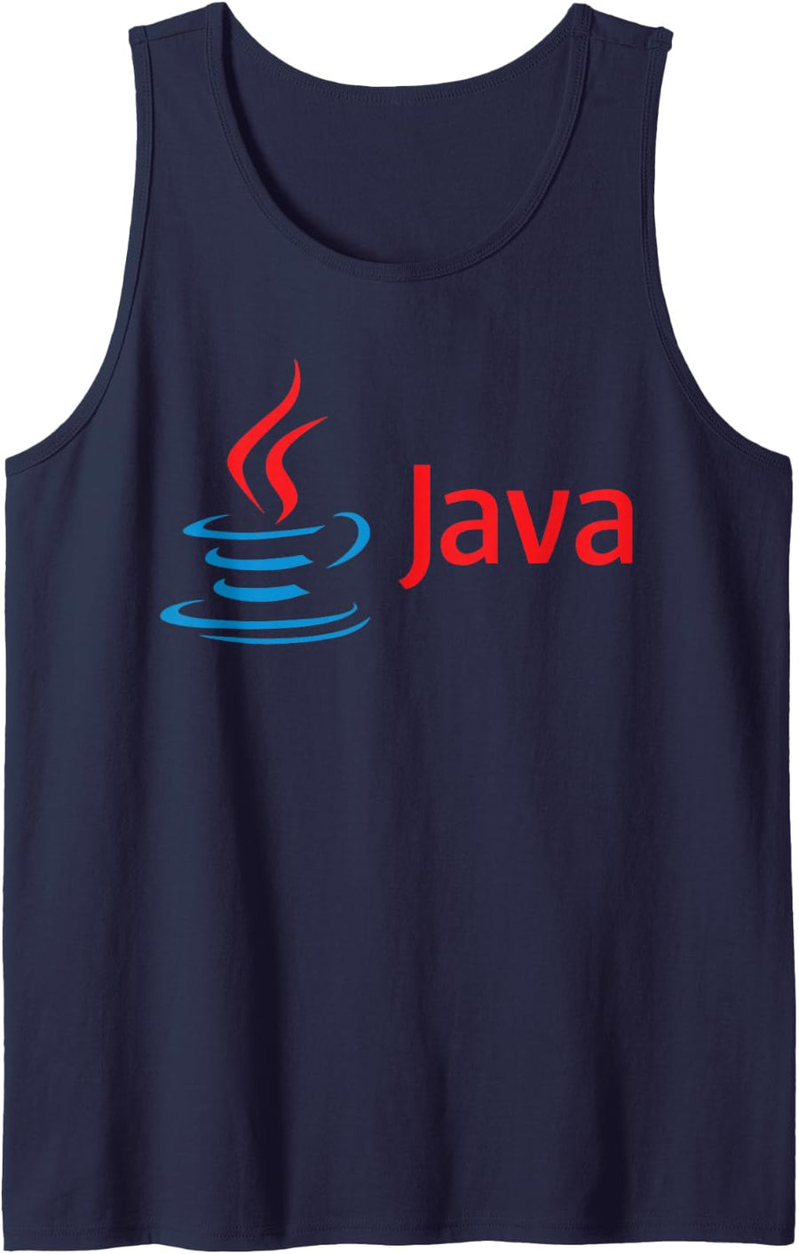 Nerdy Java Computer Programmer Program Math Teacher Geek Tank Top - Navy Blue