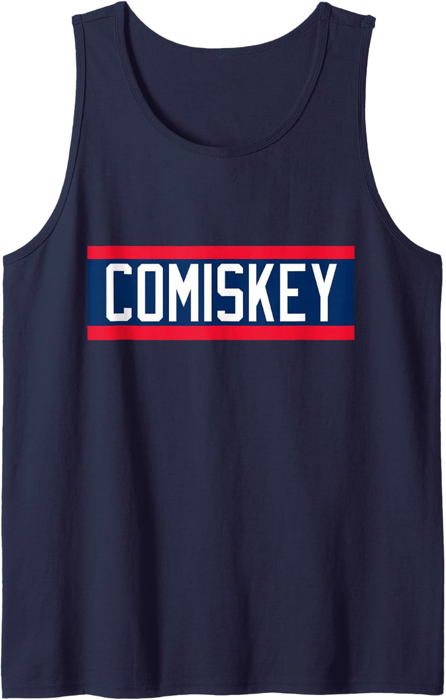 Retro Baseball 80's Throwback Style-I Still Call It Comiskey Tank Top - Navy Blue