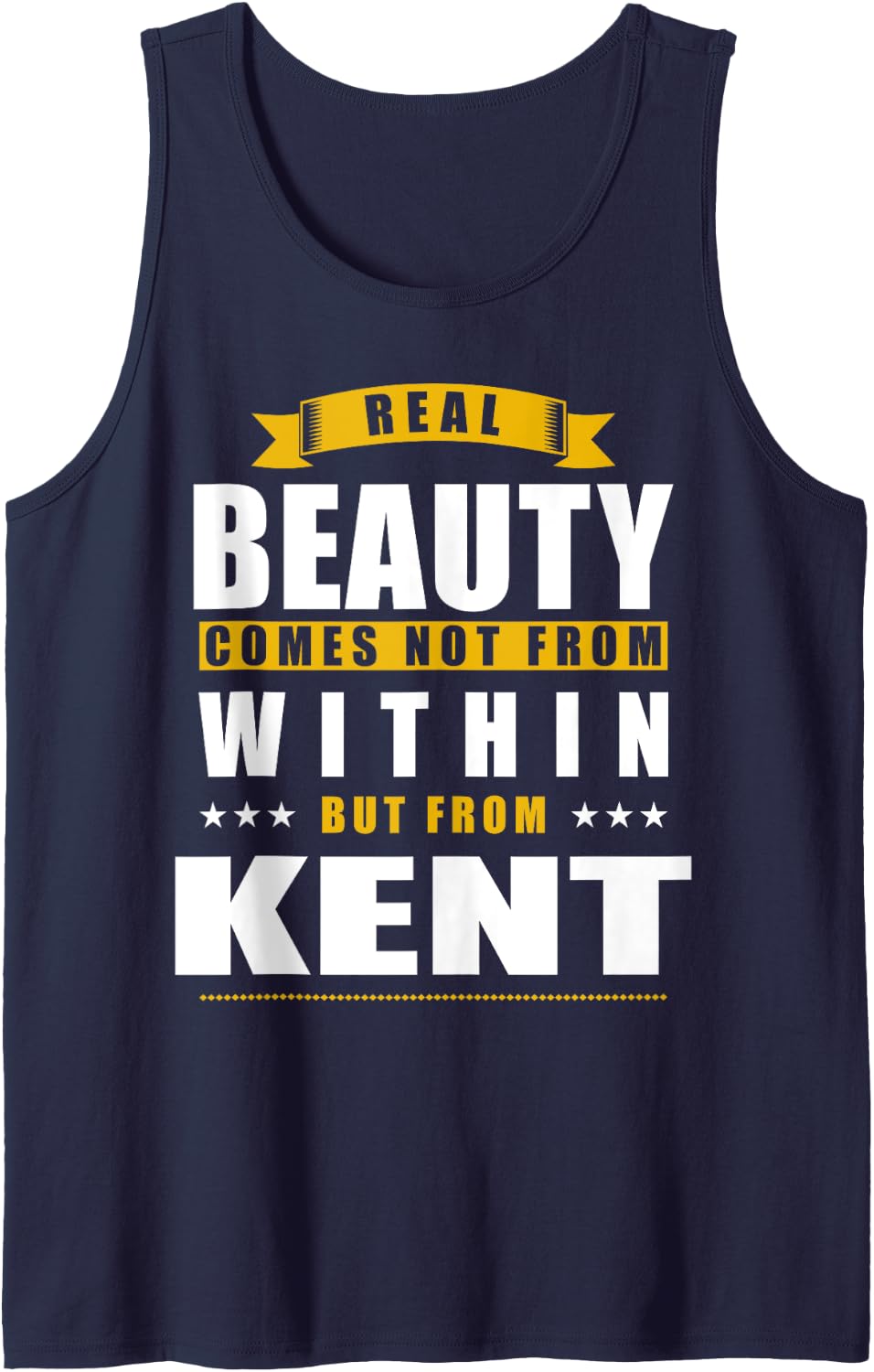 Kent - Funny Personalized City Gift Tank Top - Navy Blue