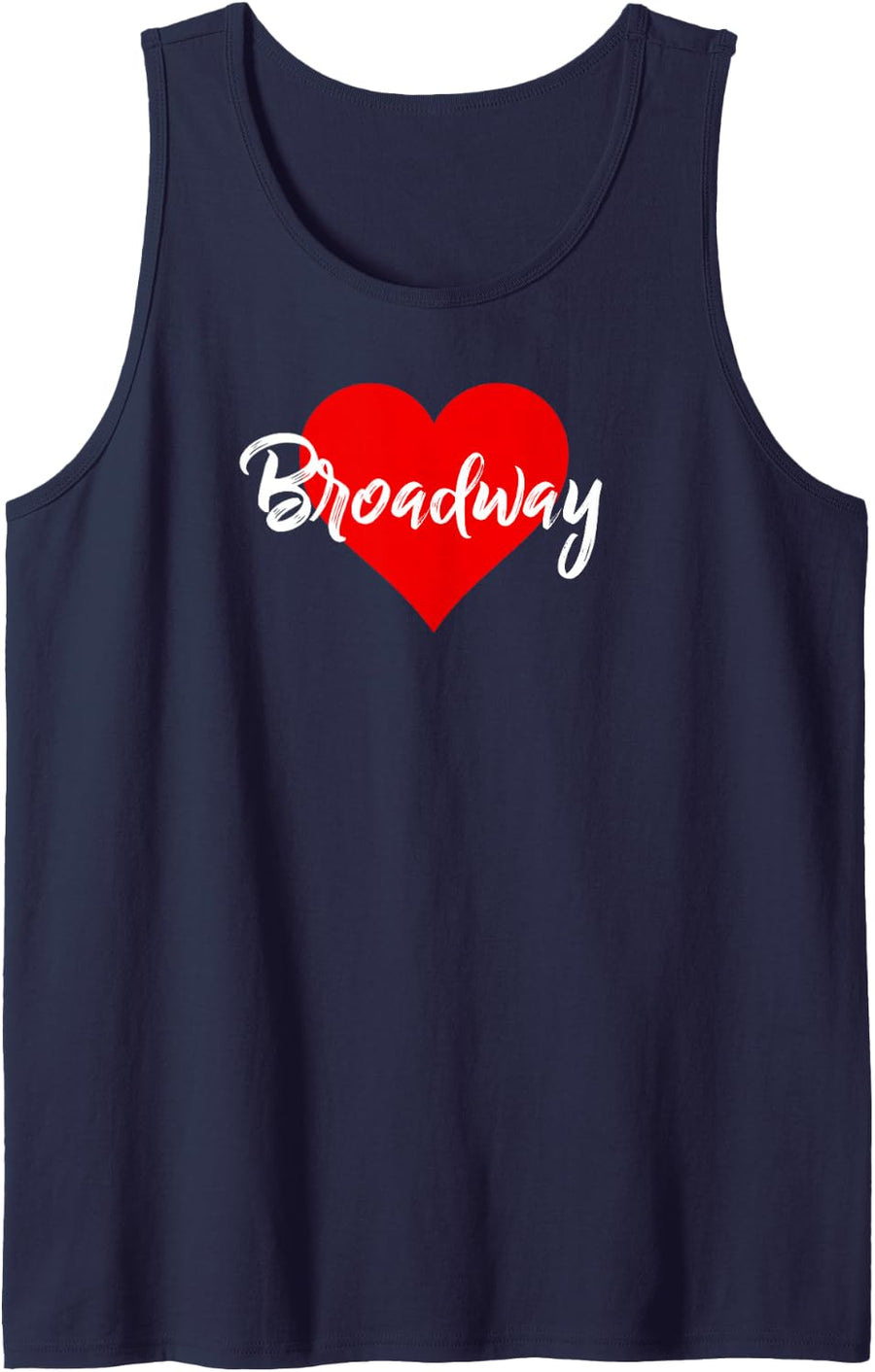 I Love Broadway Attire Theatre Musical Lover Gift For Women Tank Top - Navy Blue
