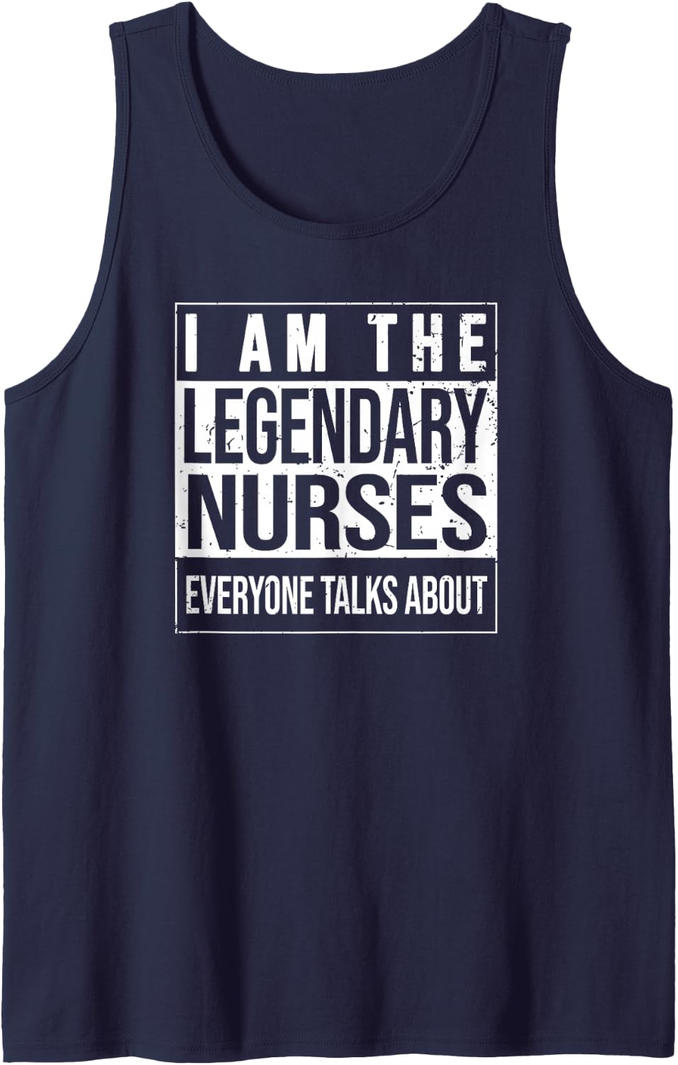 Nurse-Practitioner Birthday Born Nurses Sleeveless Tank Top - Navy Blue