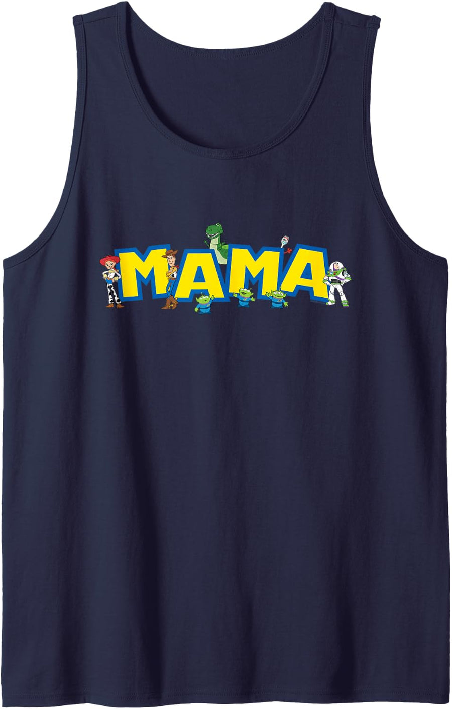 Disney & Pixar's Toy Story Mama Birthday Family Disney Trip Tank Top - Navy Blue