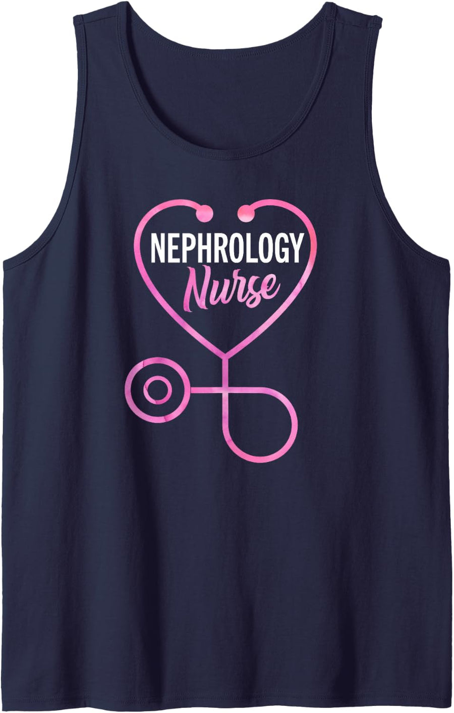 Nephrology Nurse Practitioner Kidney Dialysis RN Tank Top - Navy Blue