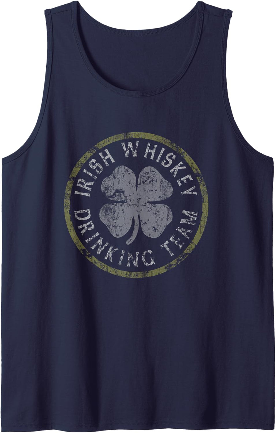 Irish Whiskey Drinking Team St Patricks Day Men Women Tank Top - Navy Blue