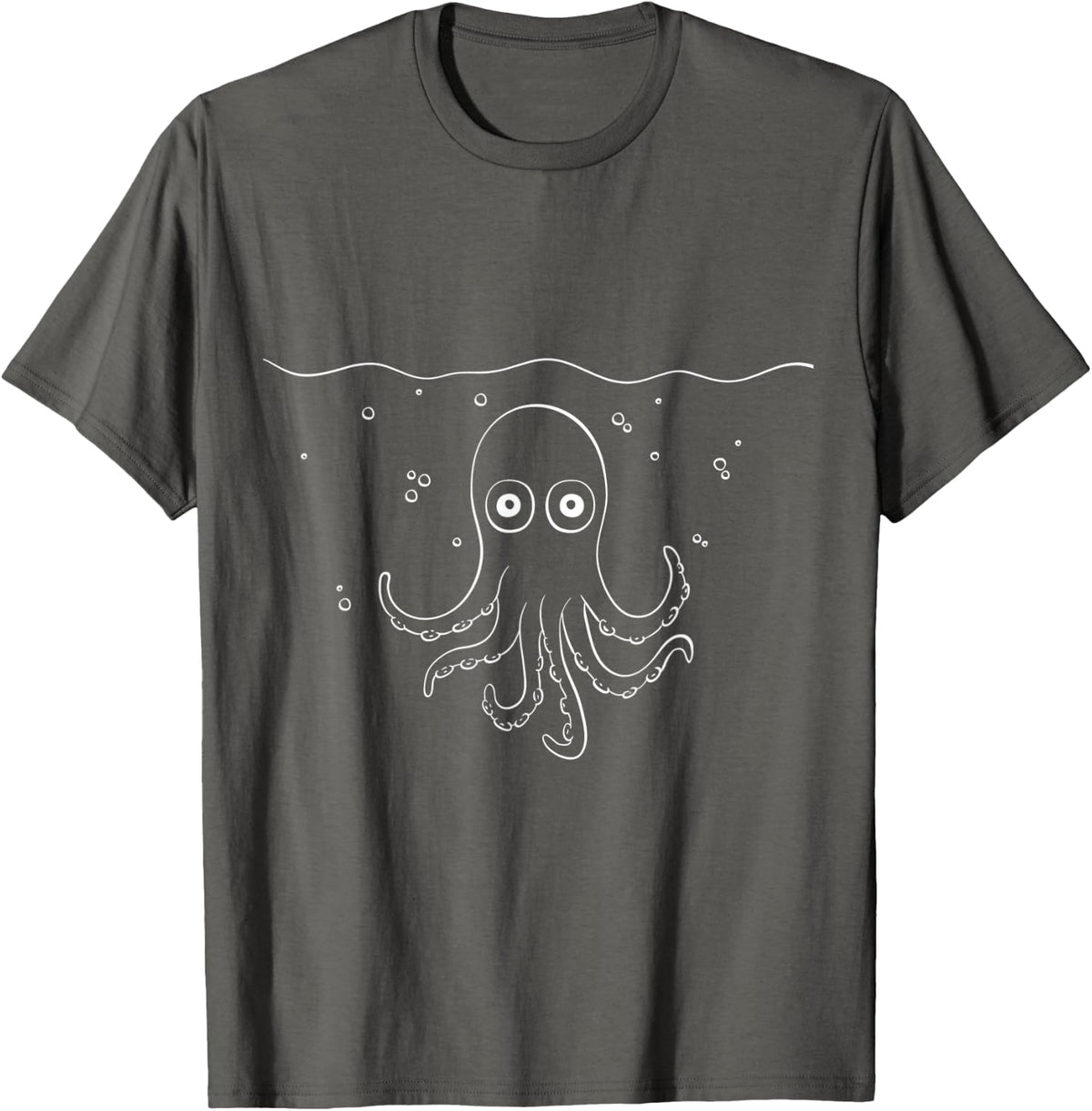 Octopus Lover T-Shirt - Asphalt Grey