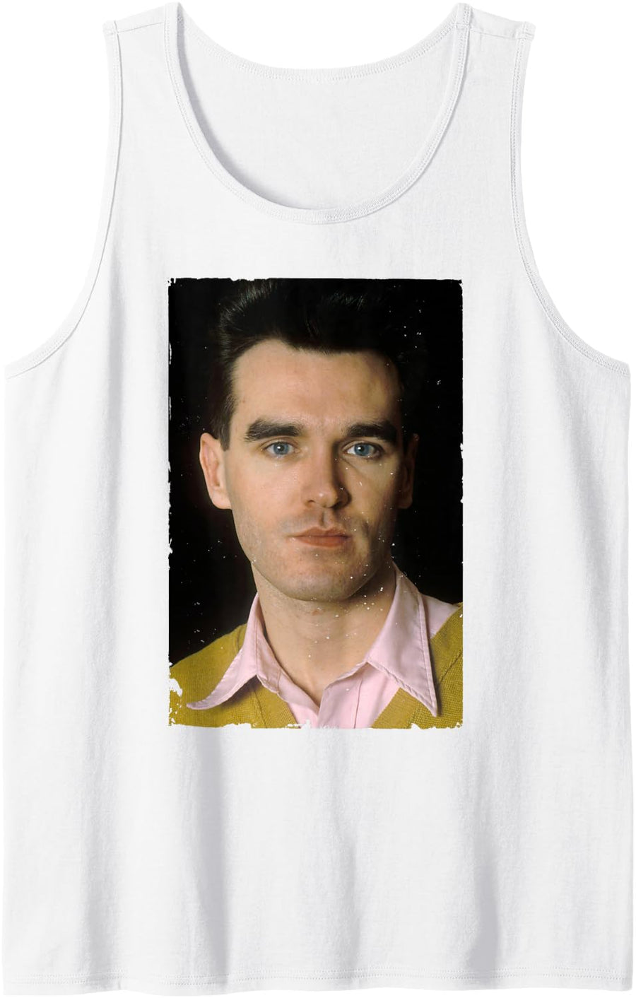Alt Indie Rock Singer Home Portrait Distress Stephen Wright Tank Top - White