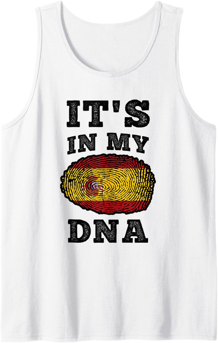 Its in My DNA Spanish Roots Tank Top - White