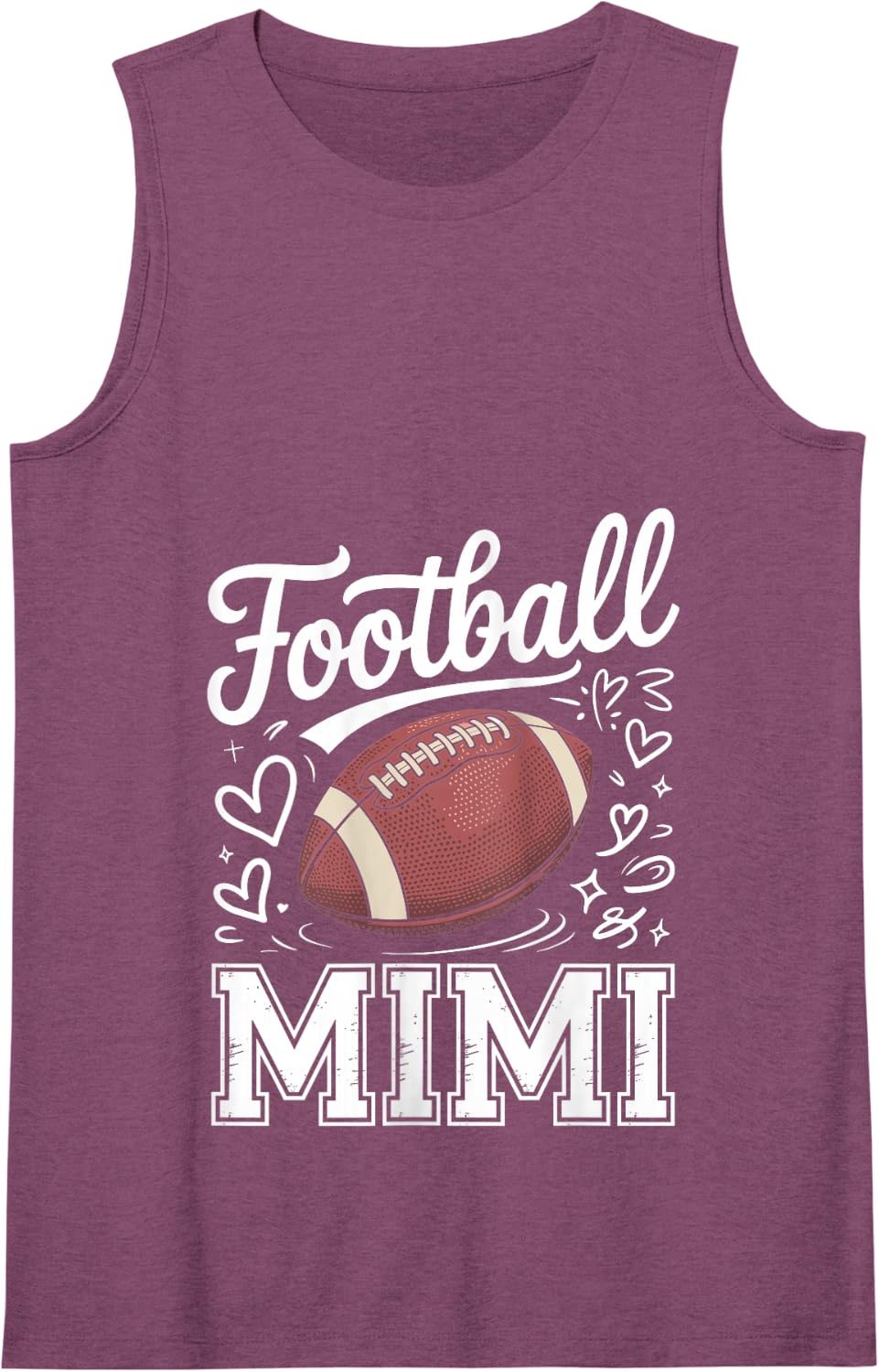 Proud Football Mimi Tank Top - Purple