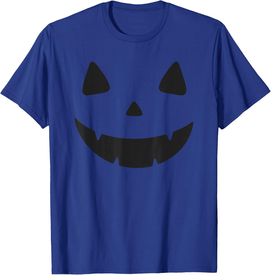 Blue Pumpkin Halloween Autism Awareness T-Shirt - Royal Blue