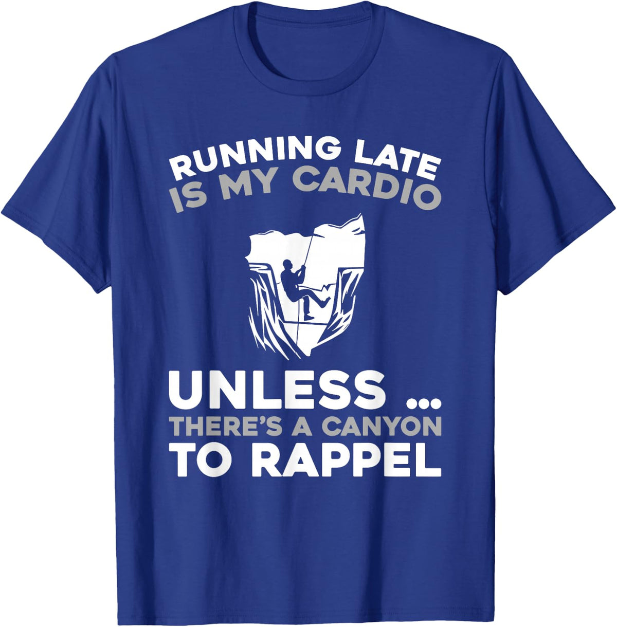 Canyoning Outdoor - Climbing Adventure Canyoning T-Shirt - Royal Blue