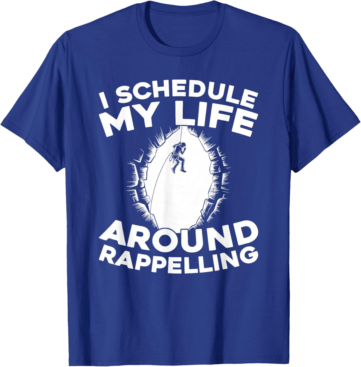 Canyoning Adventure Outdoor - Climbing Canyoning T-Shirt - Royal Blue