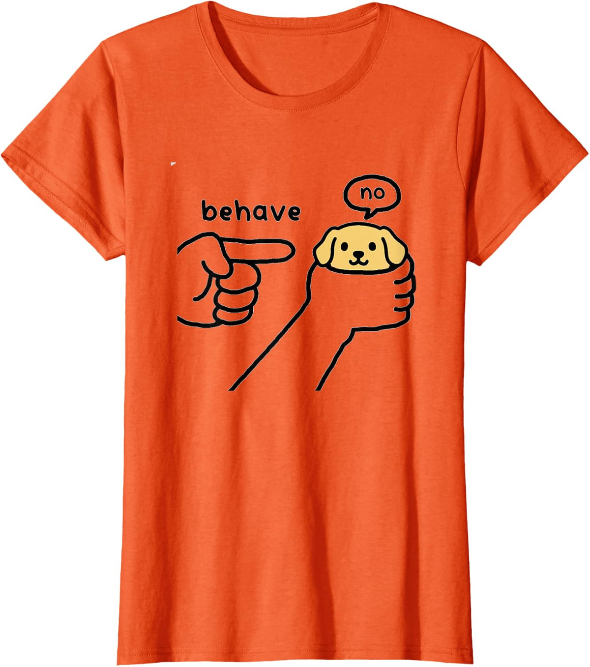 Cartoon T-Shirt - Orange
