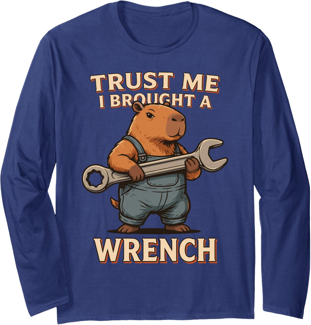 for Tool Lovers Long Sleeve T-Shirt - Adult Unisex Navy Blue