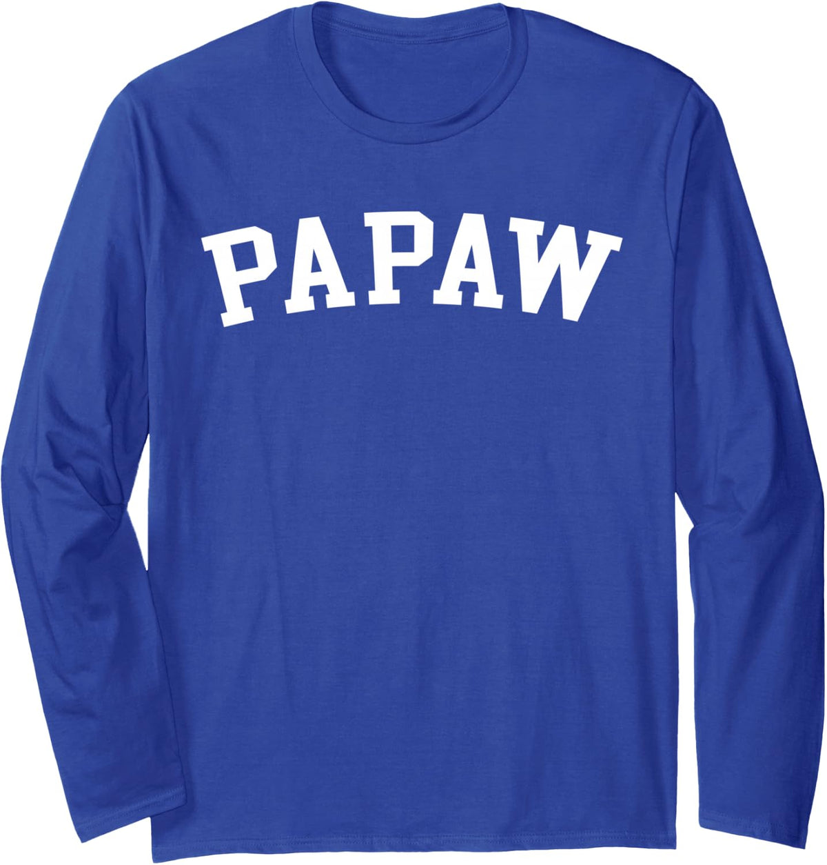 PAPAW Long Sleeve T-Shirt - Adult Unisex Royal Blue