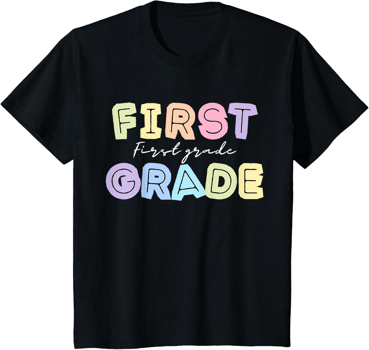 First day Teachers Welcome back to School Team 1st grade T-Shirt - Black