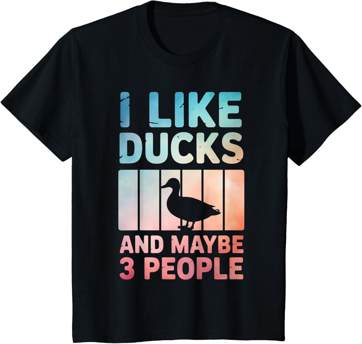 Cool Rubber Duck Design for Men Women Kids Duck Lover T-Shirt - Black