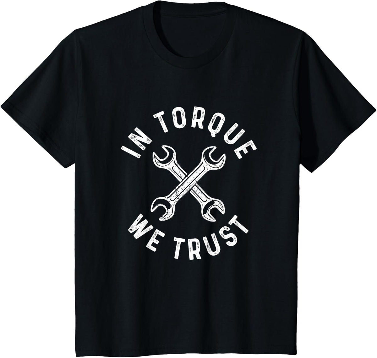 in Torque We Trust - Racing Car Enthusiast Muscle Car Guy T-Shirt - Black