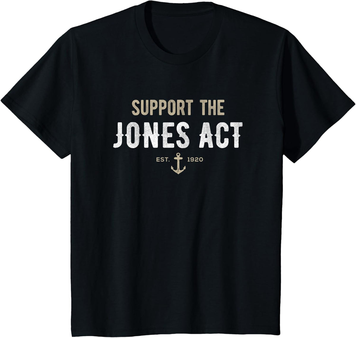 Jones Act Merchant Marine T-shirt T-Shirt - Black