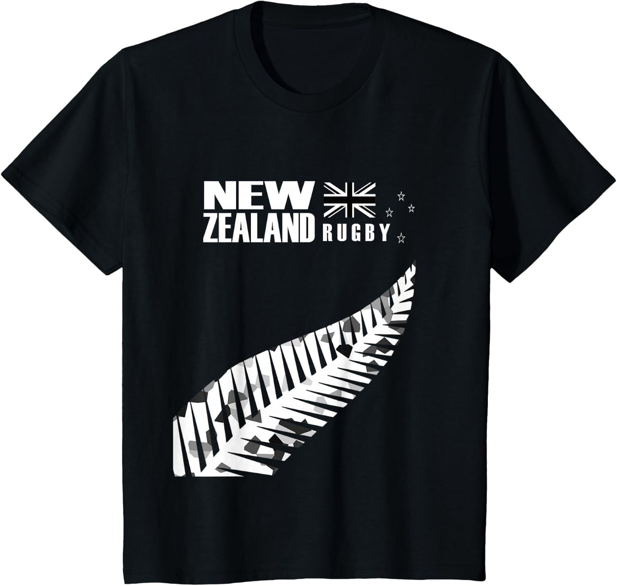 New Zealand Rugby Fan T-Shirt Haka T-Shirt T-Shirt - Black