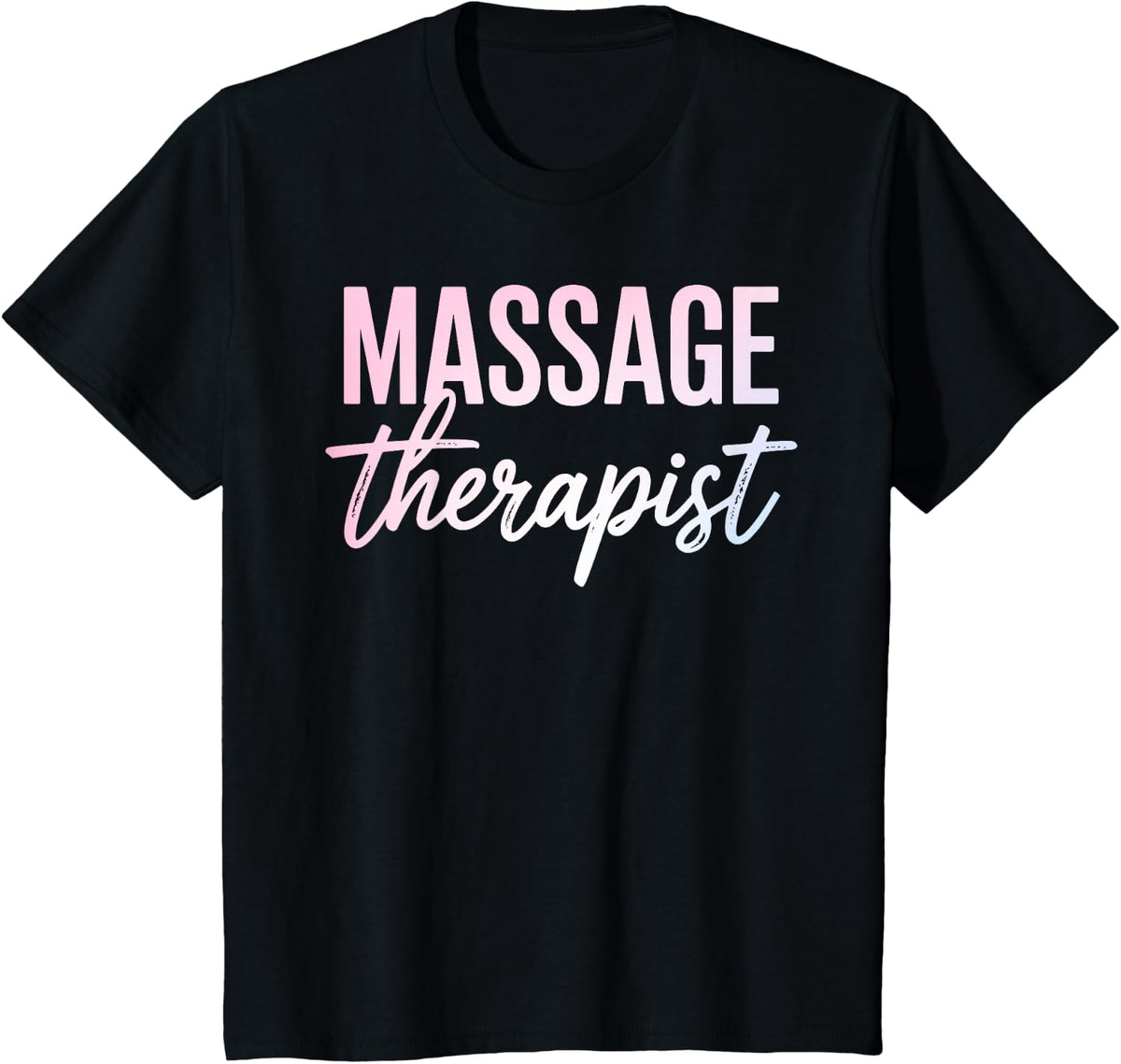 Cute Massage Therapist Art for Men Women Massage Therapist T-Shirt - Black
