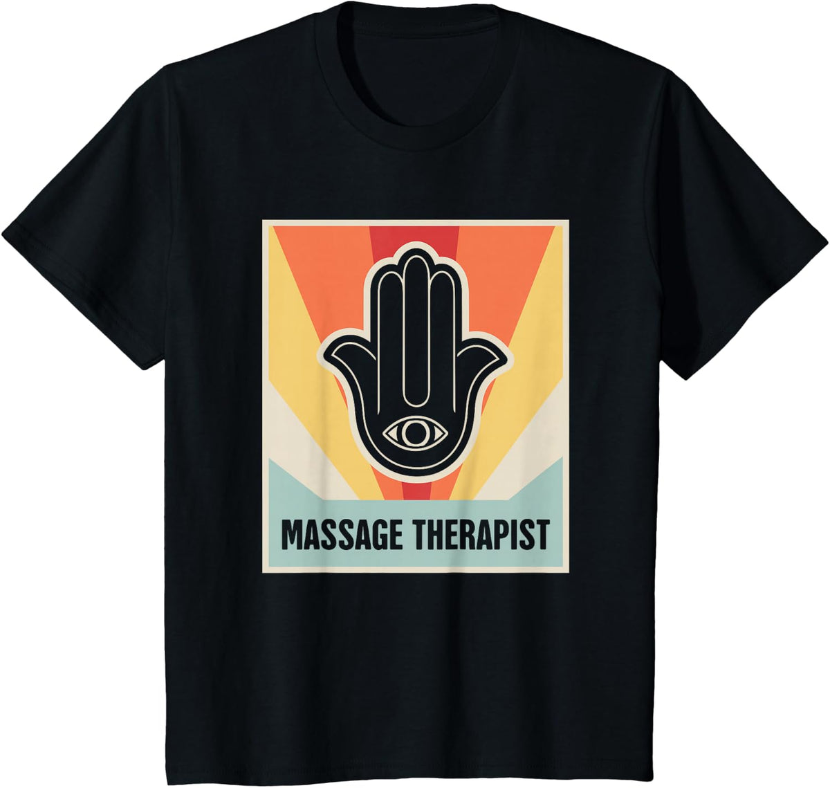 Vintage Massage Therapist T-Shirt T-Shirt - Black