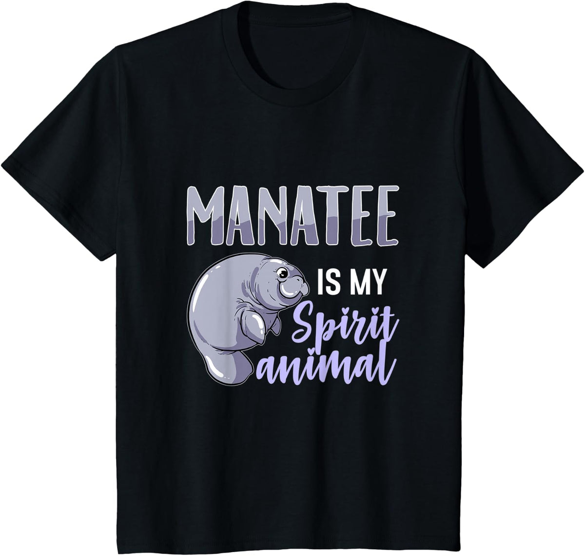 Manatee T-Shirt For A Manatee Lover - Black