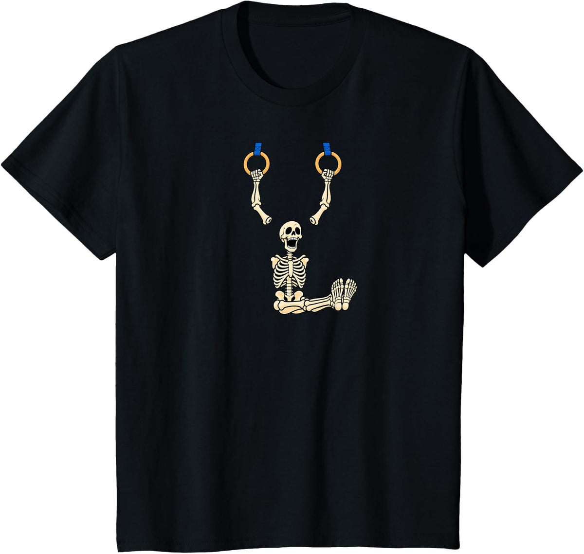 Gymnastics Gymnast Team Coach Halloween Injury Injured T-Shirt - Black