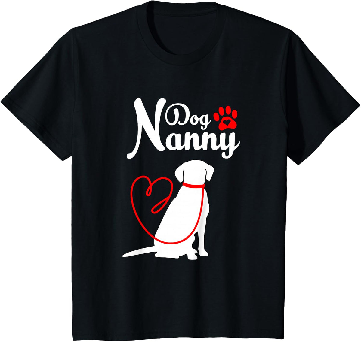 Dog Nanny T-Shirt - Black
