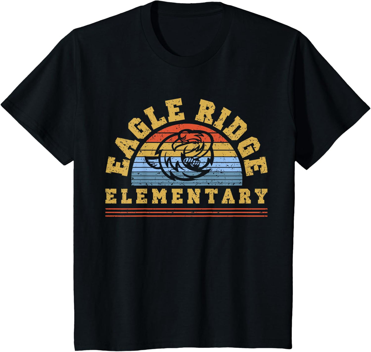 Eagle Ridge Elementary Vintage T-Shirt - Black