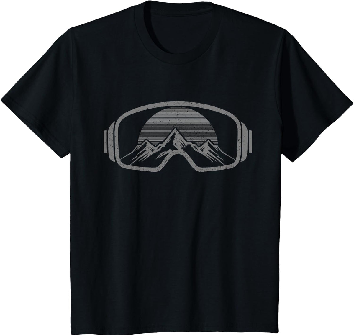 Ski Snowboard Goggles Skiing Snowboarding Skier Snowboarder T-Shirt - Black