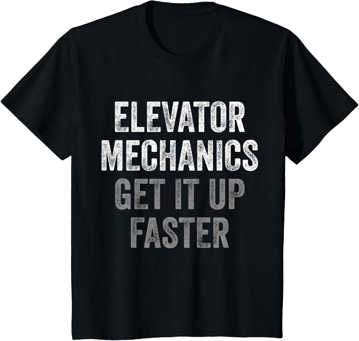 Elevator Mechanic. T-Shirt - Black