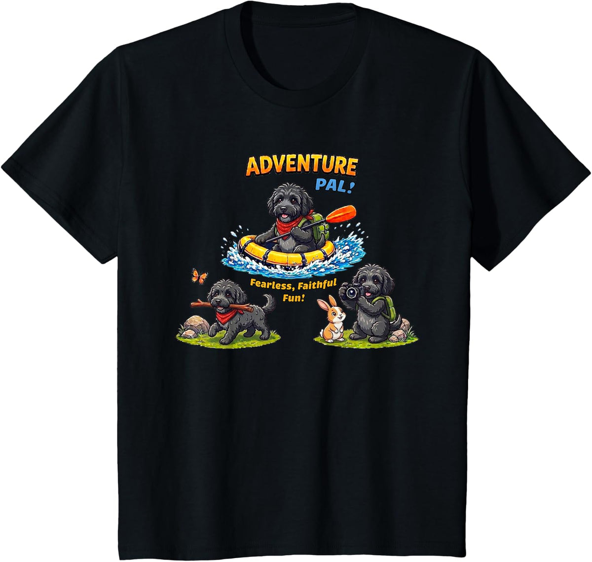 Cockapoo Sproodle Labradoodle Cavapoo Funny Pet Puppy Dog T-Shirt - Black