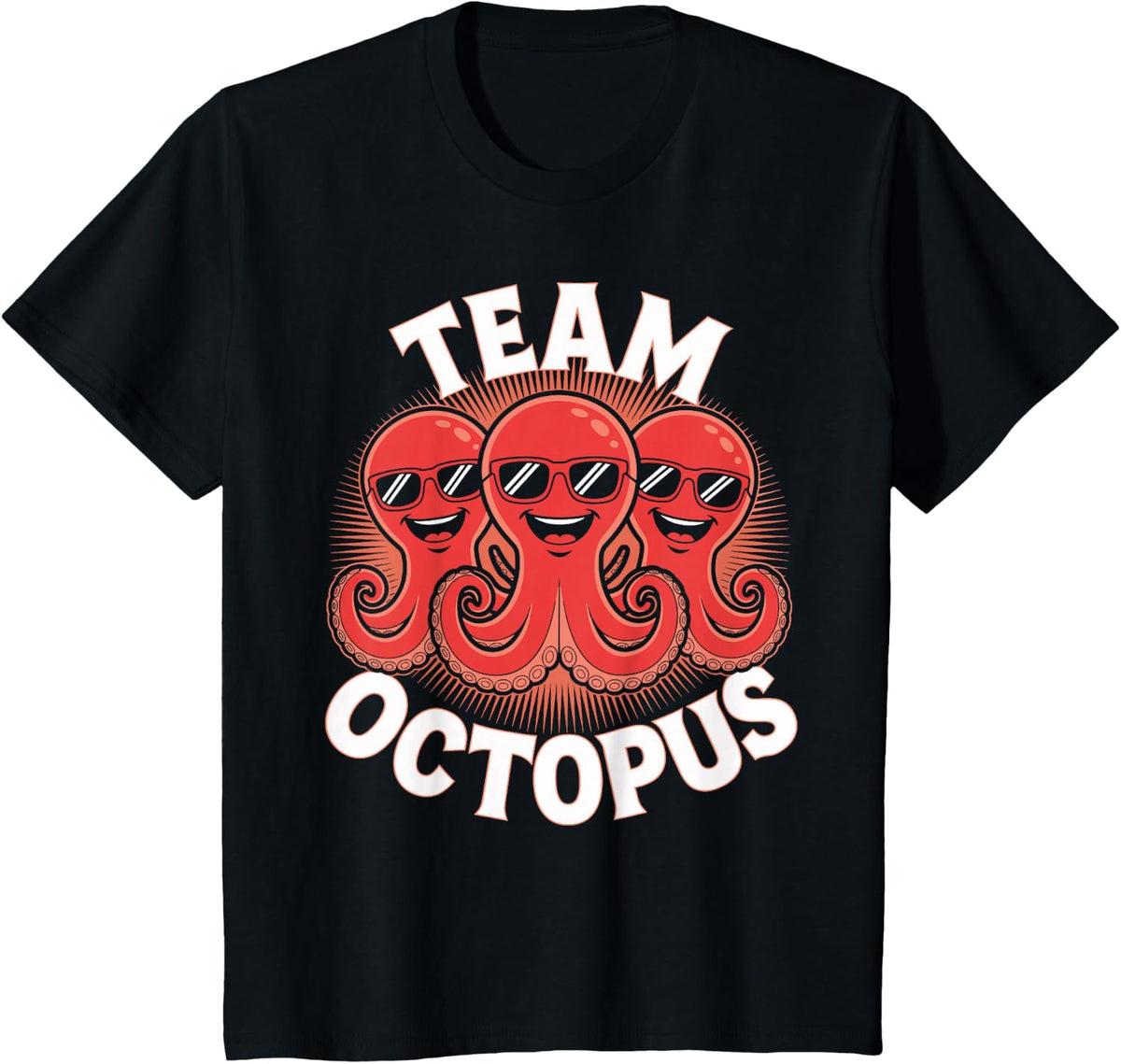 Team Octopus Stuff | Octopus Costume | Products for Octopus T-Shirt - Black