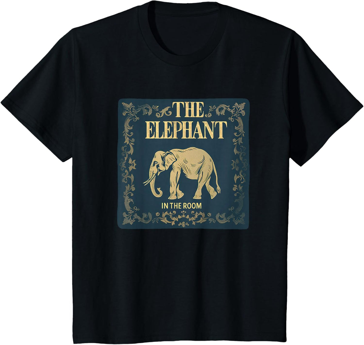 The Elephant in the Room Outfit for Idiom Speech Lovers T-Shirt - Black