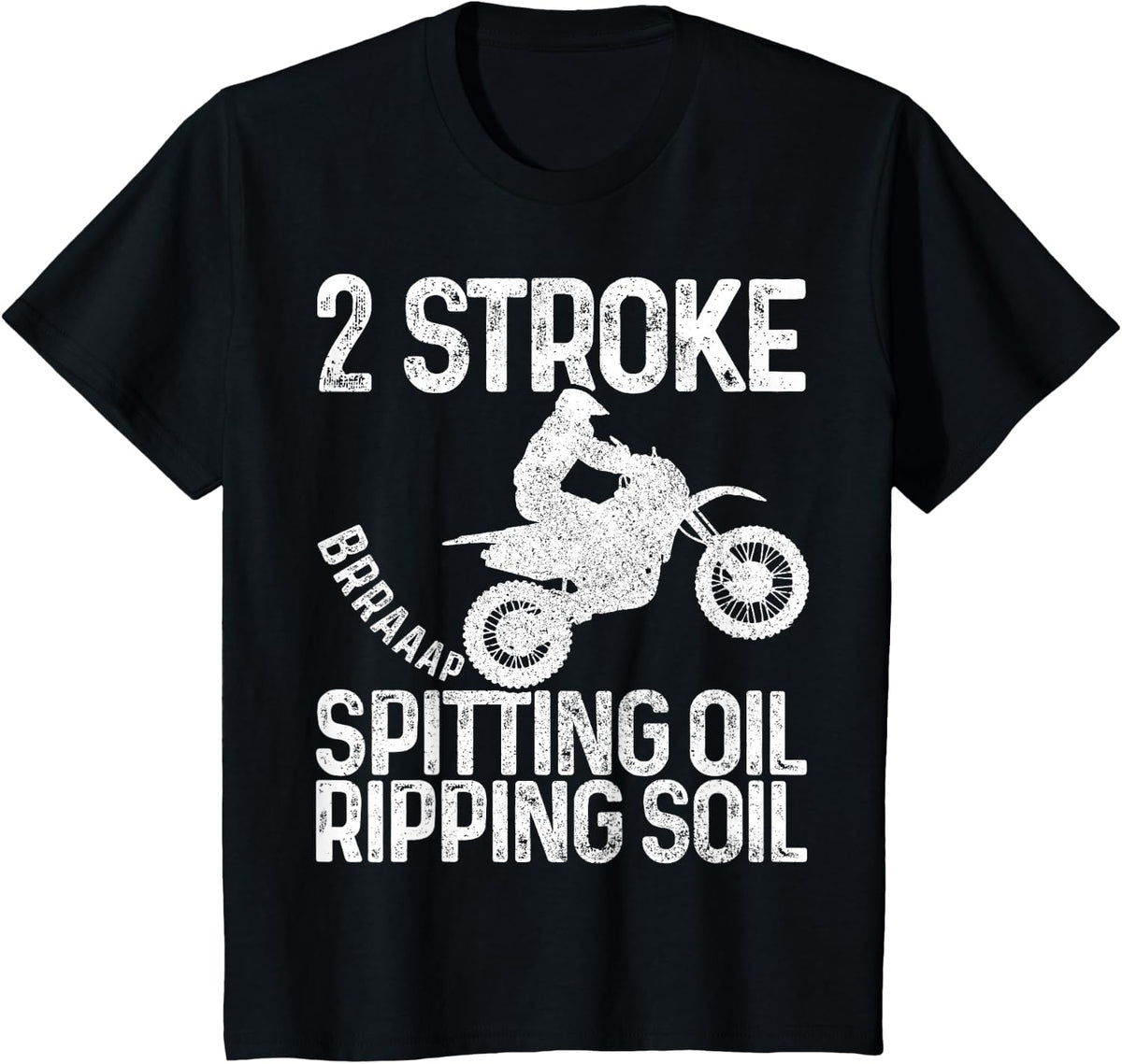 Motocross MX Enduro Motorcycle Gift T-Shirt - Black