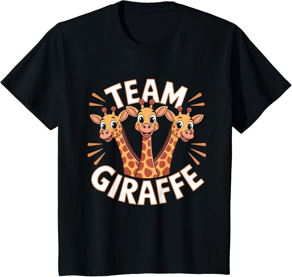 Team Giraffe Stuff | Giraffe Costume | Products for Giraffe T-Shirt - Black
