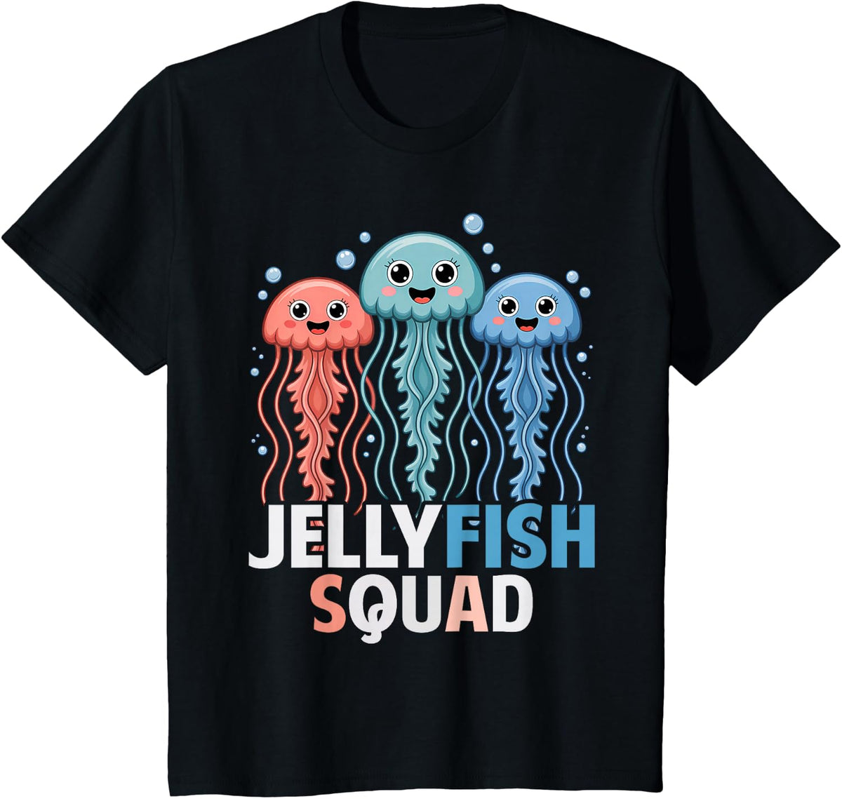Squad for Jellyfish Lover T-Shirt - Black
