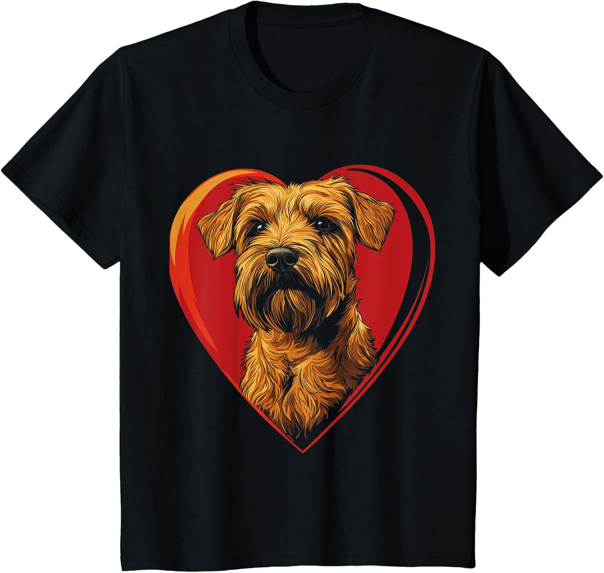Valentine's Day Soft Coated Wheaten Terrier T-Shirt - Black