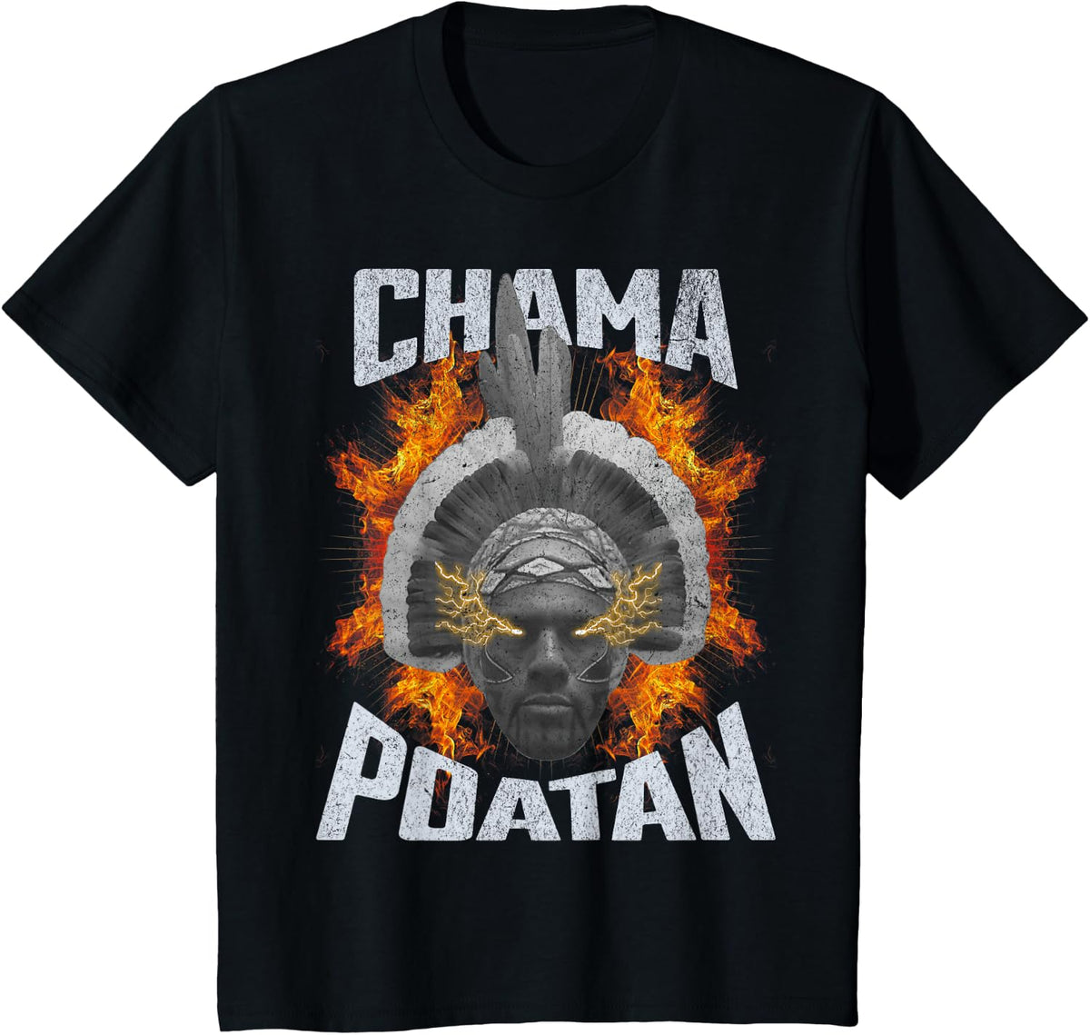 Chama Paotan MMA Fan JJB Boxing Muay Thai T-Shirt - Black
