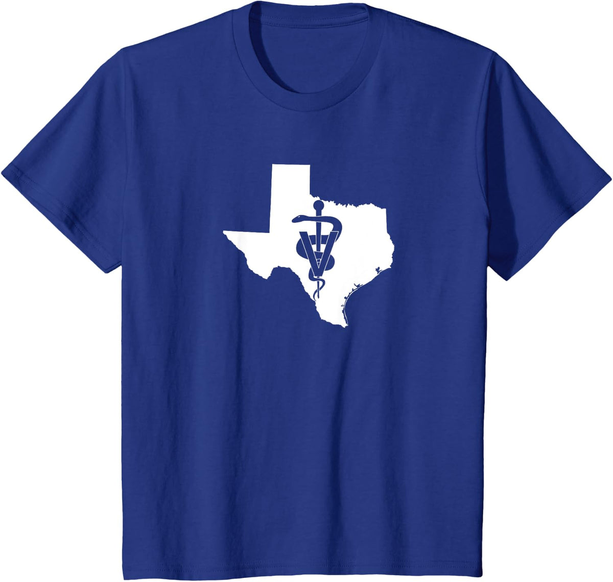 Texas Veterinary Medicine Vet Tech Clinic T-Shirt T-Shirt - Royal Blue