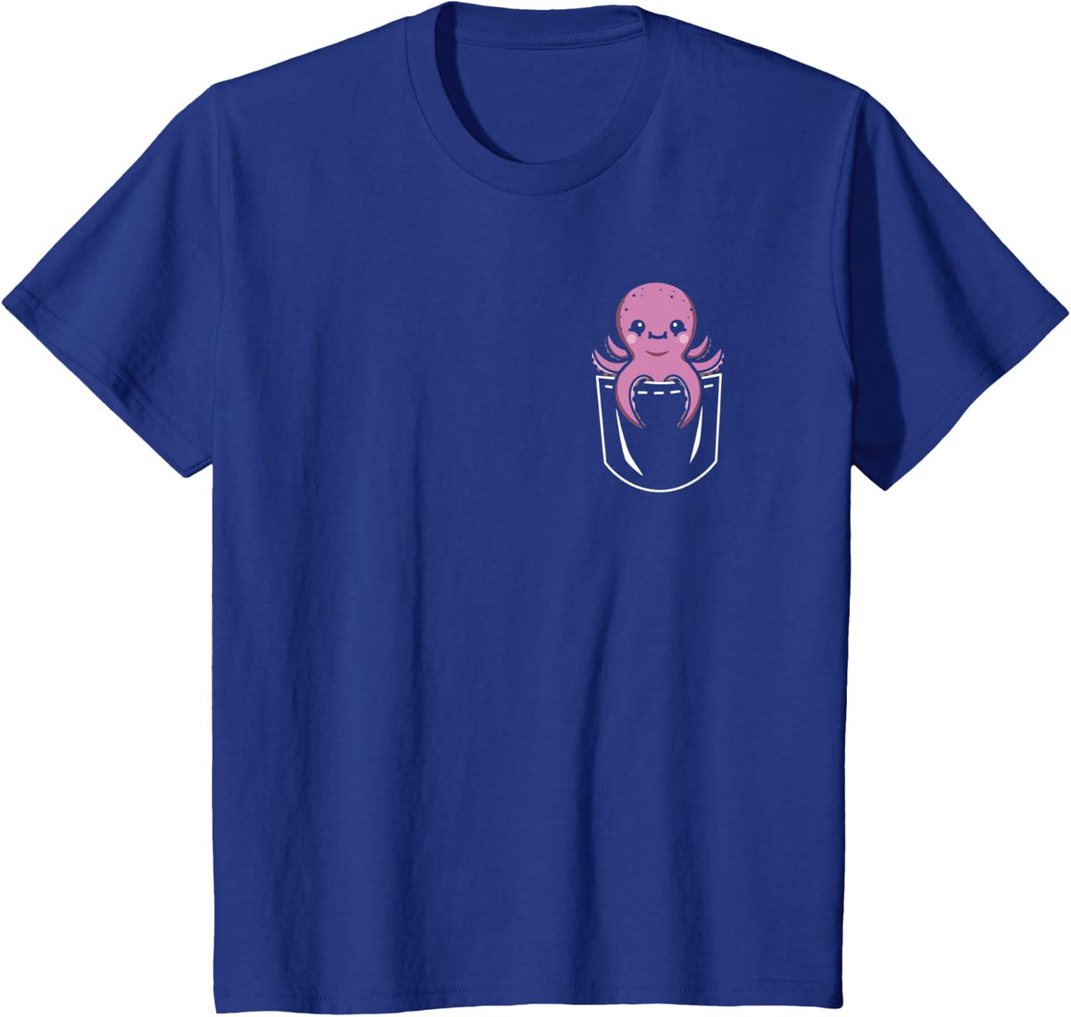 Pocket Octopus Kraken Animal Lover Giant Squid Tentacles T-Shirt - Royal Blue